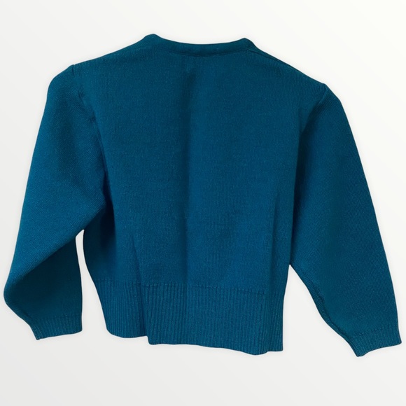 Pendleton Wool Cropped Sweater Cardigan Petite - Picture 6 of 6